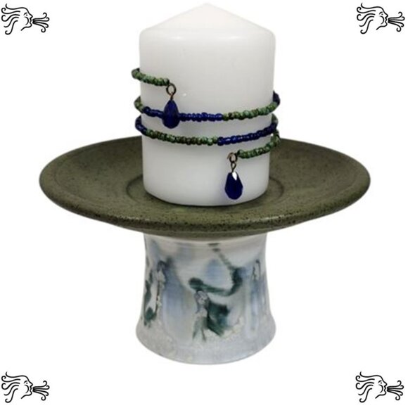 Upcycled Coffee Mug Candle Plant Holder Jewelry Tray, Sponge Soap Dish, Bracelet - Picture 1 of 4